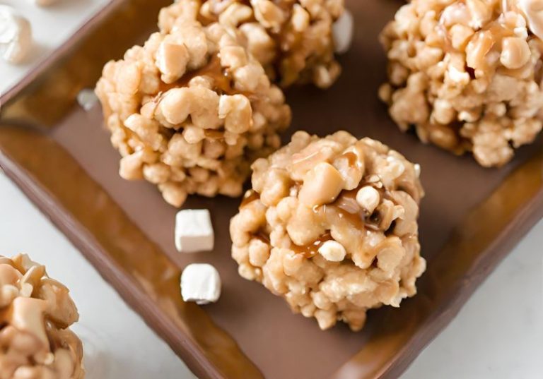 Caramel Marshmallow Rice Krispie Balls A Sweet Delight Recipesmooth