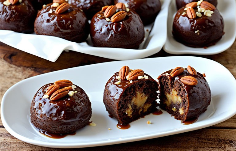 Gourmet Made Simple: Pecan Pie Brownie Bombs Recipe