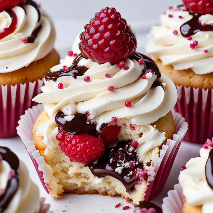 Heavenly Raspberry Cheesecake Cupcakes - recipesmooth