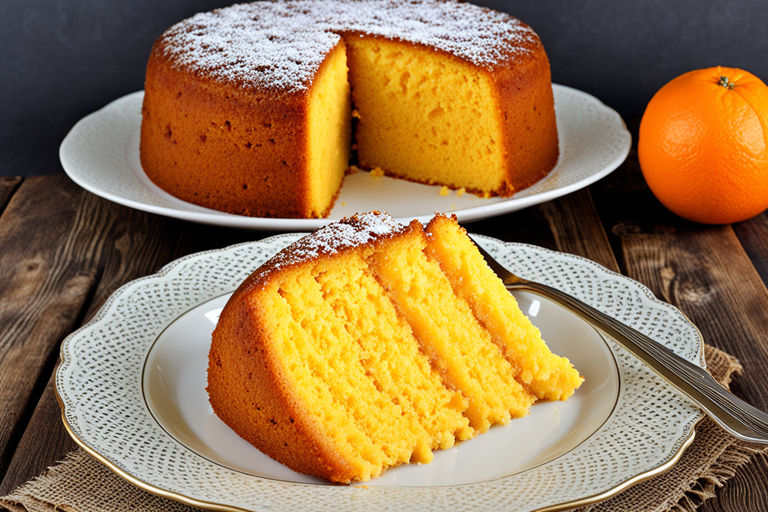 Easy Orange Flavor Cake From Scratch - recipesmooth